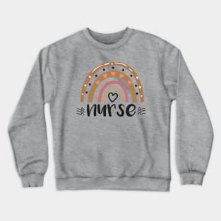 Rainbow Nurse day Week Life Gift 2021 Crewneck Sweatshirt